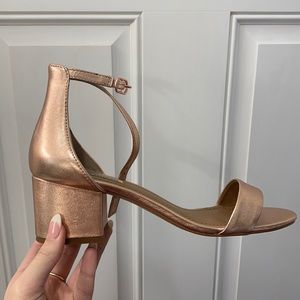 Steve Madden Rose Gold Heels Size 9